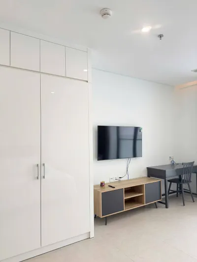 Scenia Bay 스튜디오 아파트 렌탈, 12층, 해변 및 산 전망 – 월 1,300만 VND