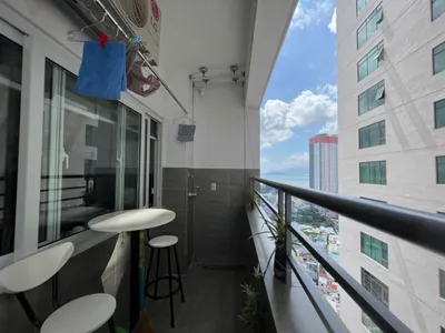 2침실 아파트 – 해변까지 50m, 헬스장, WiFi, 에어컨 – 월 1,150만 VND