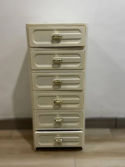 Bundle Sale: Shelving, Mirror, Folding Table, Helmet, Cosmetic Cart, Candles & Dresser