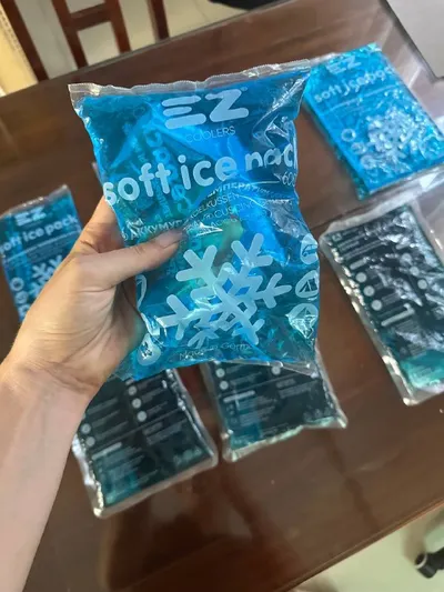 EZ Coolers Soft Ice Pack (독일) – 재사용 가능한 젤 냉각 팩 – 4개 세트