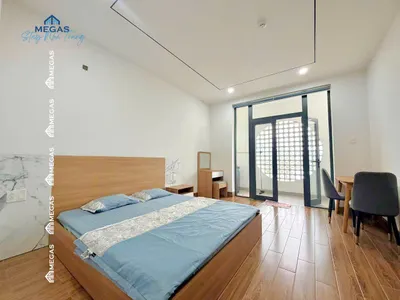 남향 발코니가 있는 스튜디오 아파트 임대 – 환형로드, VCN Phuoc Long, 월 700만 VND