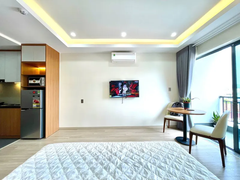Studio Apartment for Rent at Hòn Chồng Luxury, North Nha Trang – 10.5 Million VND/Month — 3/4