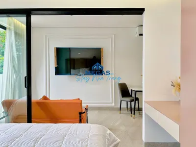 Luxury 1-Bedroom Apartment with Private Balcony – Ha Quang 2 – 12.5M VND/Month