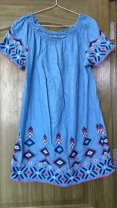 Váy cotton Size 46–48 với túi – 100K VND