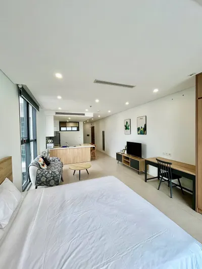 Căn hộ 1 phòng ngủ cho thuê tại Scenia Bay – Bắc Nha Trang – Đầy đủ nội thất – 16,5 triệu VND/tháng