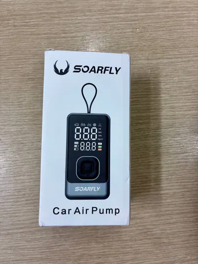 Máy bơm điện 4 trong 1 với Power Bank và đèn LED