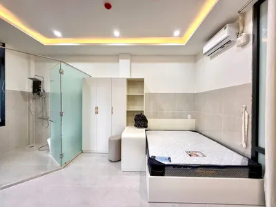 Furnished Studio Apartment with Balcony & Private Garden – An Bình Tân, South Nha Trang – 9M VND/Month