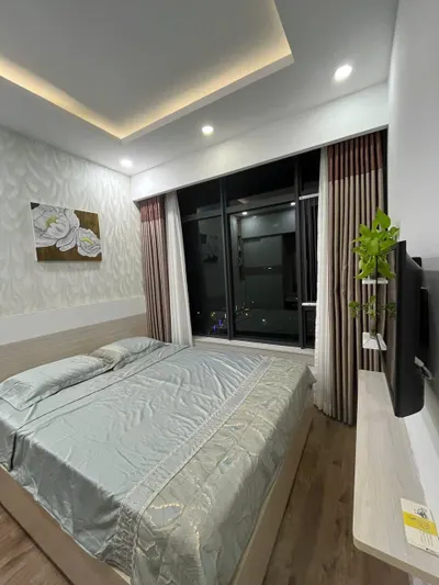 Căn hộ 2 phòng ngủ, 2 phòng tắm cho thuê ở Mường Thanh Viễn Triều – view biển và thành phố – 17.5 triệu VND/tháng