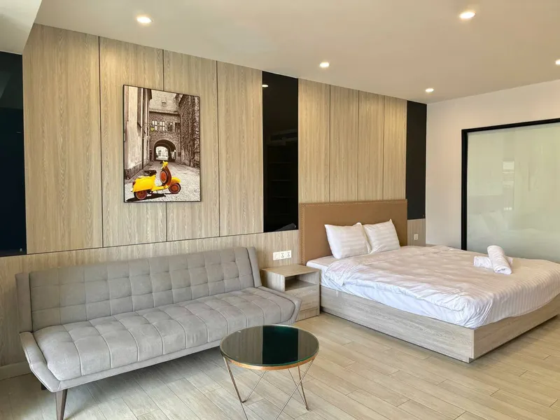 Studio Apartment on Gold Coast, Nha Trang – 53 m², Furnished with Balcony – 15M VND/Month