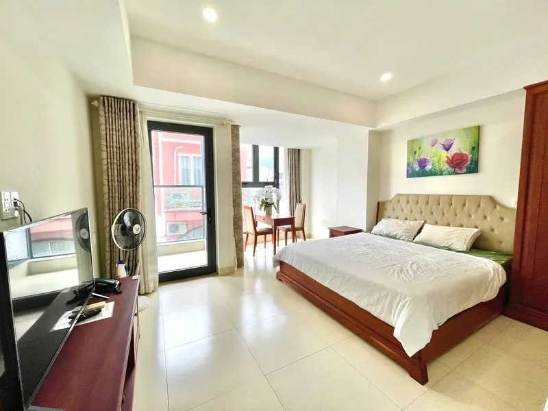 Studio Apartment for Rent – Central Nha Trang – 40 m² – 3 Minutes to Beach – 8M VND/Month