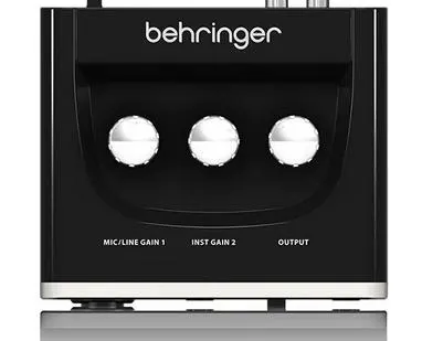 Behringer U-Phoria UM2 사운드 카드 콘덴서 마이크 번들