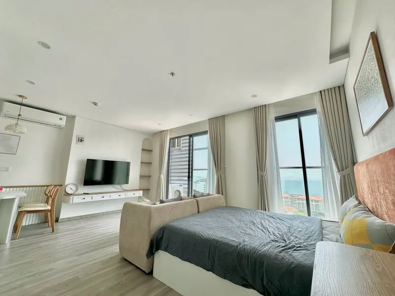 Studio Apartment at Marina Suites – 45m² Sea View, Phan Chu Trinh – 16 Million VND/Month