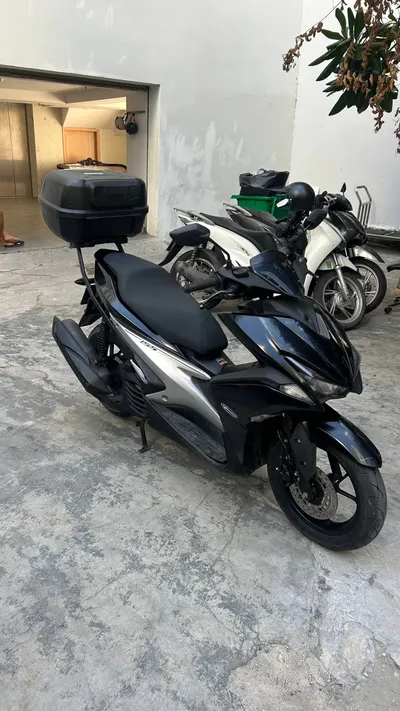 NVX 155 Scooter – 2017, Top Box & Backrest