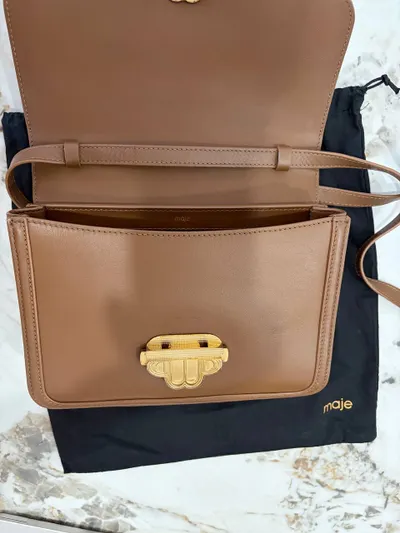 Сумка Maje из натуральной кожи – как новая, $200