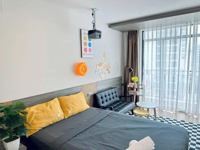 Studio Apartment for Rent in City Center – Fully Furnished, Balcony, Near Beach