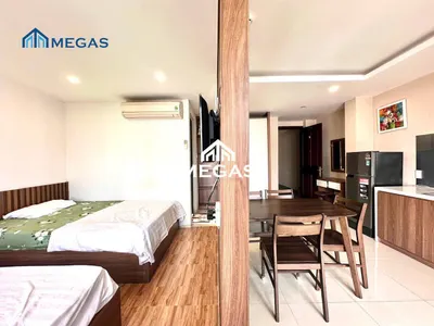 Studio Apartment for Rent with Balcony Near Xom Moi Market and Beach – 8M VND/Month
