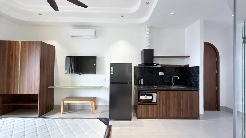Căn hộ Studio cho thuê với view biển tại đường Bùi Hội, Nha Trang phía Bắc — 3/3