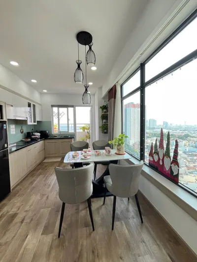 Căn hộ 2 phòng ngủ, 2 phòng tắm cho thuê ở Mường Thanh Viễn Triều – view biển và thành phố – 17.5 triệu VND/tháng