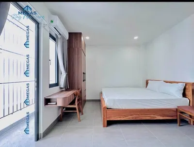 남 냐짱 푸옥롱 스튜디오 렌탈 - 30m², 완전히 가구비치 - 월 750만 VND