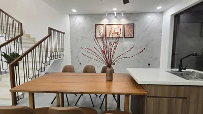 美佳区房屋出租（芽庄西部）– 270平方米，3间卧室，配家具 – 3500万越南盾/月