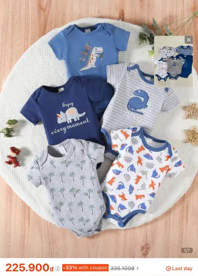 Quần áo bé trai kích thước 6–9 tháng – Cotton 100% – 200.000 đồng