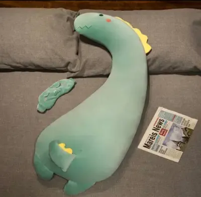 Home & Kitchen Bundle – Cappuccino Maker, Glasses, Dinosaur Pillow & Sleep Mask