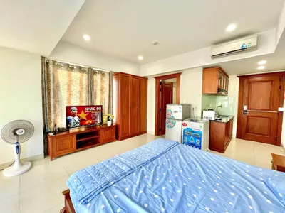 Studio Apartment for Rent on Hùng Vương Street, Nha Trang – Fully Furnished, 7th Floor – 10M VND/Month