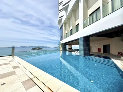 현대식 스튜디오 아파트 임대 - 빈호아, 냐짱 북쪽 - 42m², 완전 가구 완비, 월 1,550만 VND