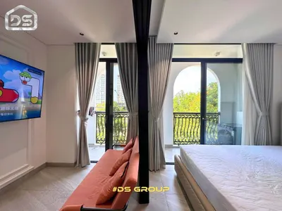 1-Bedroom Luxury Apartment – Hà Quang 2 with 2 Balconies, Elevator