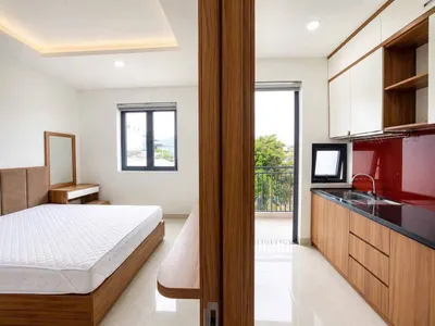 Căn hộ 1 phòng ngủ cho thuê trên đường Hoàng Diệu, Nam Nha Trang – 8 triệu đồng/tháng, đầy đủ nội thất
