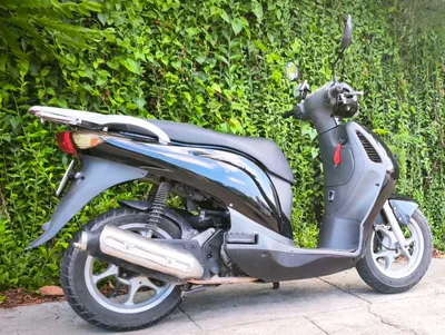 혼다 PS 150cc 오토바이 – 2007년형, 이탈리안 디자인, 검은색