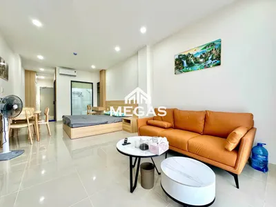配家具的海景阳台工作室 – 市中心，Ngo Quyen