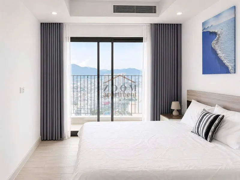 2卧室公寓，海景 – Gold Coast北塔，28百万越南盾/月