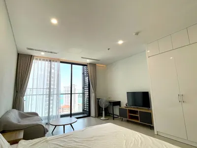 Studio Apartment for Rent in North Nha Trang – Scenia Bay, Sea View, Pool