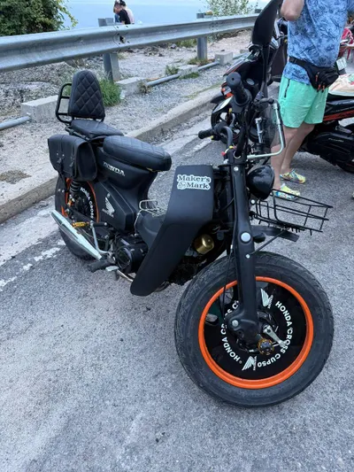 Кастомная Honda Cub 50 куб. см – модифицированный двигатель 110 куб. см – продам