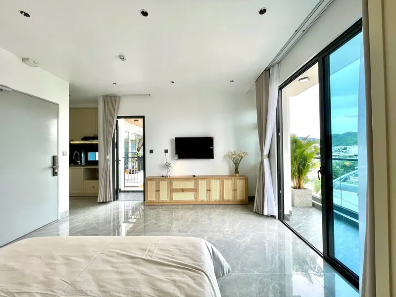 Studio ở trung tâm Nha Trang – 5 phút đi bộ đến biển, 14 triệu VND/tháng — 3/7