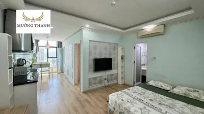 Căn hộ 1 phòng ngủ cho thuê tại Mường Thanh 60 – Tầng 38 – Nhìn biển và thành phố – 13 triệu/tháng