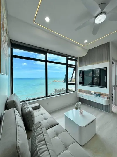 Cho thuê căn hộ góc 2 phòng ngủ – View thành phố & biển – Tổ hợp OC1B – 26 triệu VND/tháng