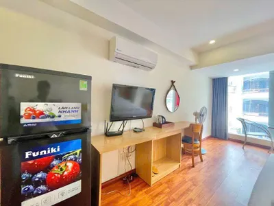 Hùng Vương 거리의 스튜디오 아파트 – 완전 비품, 반려동물 친화적, 월 700만 VND