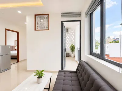 Căn hộ 1 phòng ngủ cho thuê trên đường Hoàng Diệu, Nam Nha Trang – 8 triệu đồng/tháng, đầy đủ nội thất