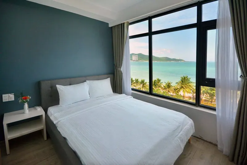 2-Bedroom Apartment for Rent – OC2B Complex, North Nha Trang – Sea View, Fully Furnished – 16-17M VND/Month