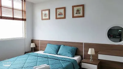 2침실 아파트 임대 – Muong Thanh Khanh Hoa – 강 전망 – 월 1400만₫
