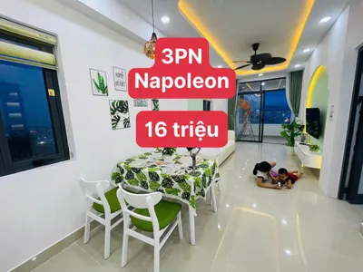 3-Bedroom Corner Apartment at Napoleon Complex – 16M VND/Month, Sea View, North Nha Trang