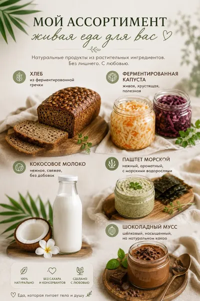 Thực Phẩm Sống – Bánh Mạch Lợn Lên Men & Sản Phẩm Tự Nhiên