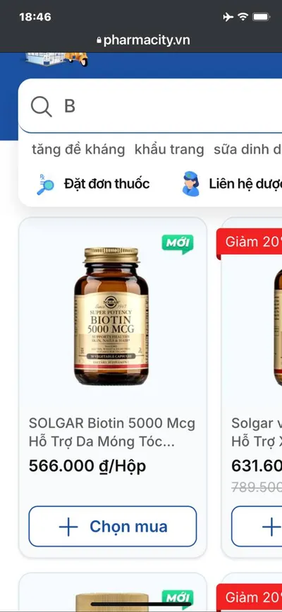 Solgar Biotin 5000 mcg – American Brand