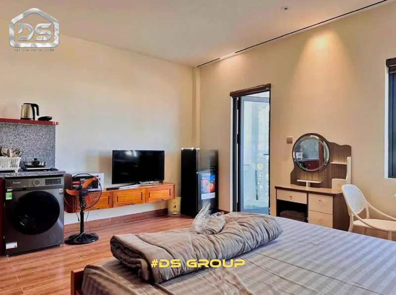 ACC Ngô Văn Sở 스튜디오 – 30m² – 산 전망, 반려동물 친화적 – 월 800만 VND