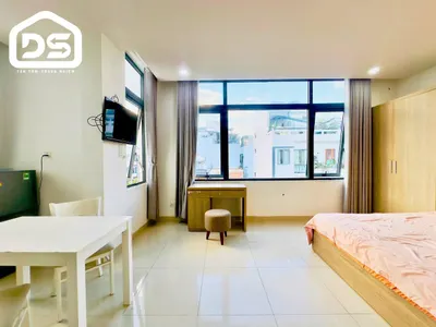 Studio Apartment, 30 m² – Furnished, Parking, City View – 7M VND/month
