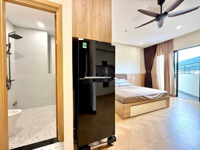 Fully Furnished Studio with Balcony – Cao Van Be St, 12M VND/Month