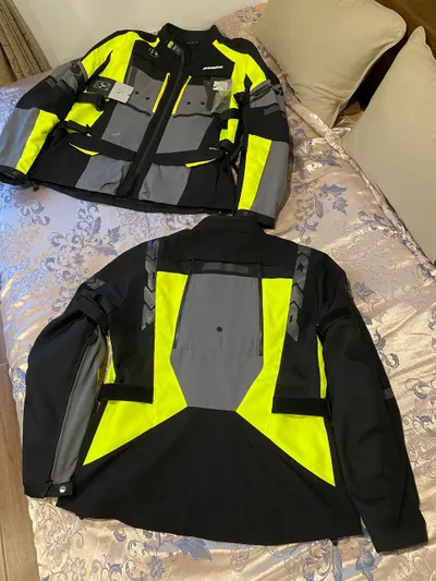 Spidi 4 Season Evo H2Out 오토바이 재킷 – 검정/노랑, 2단계 아머, 새상품 – 700만 VND