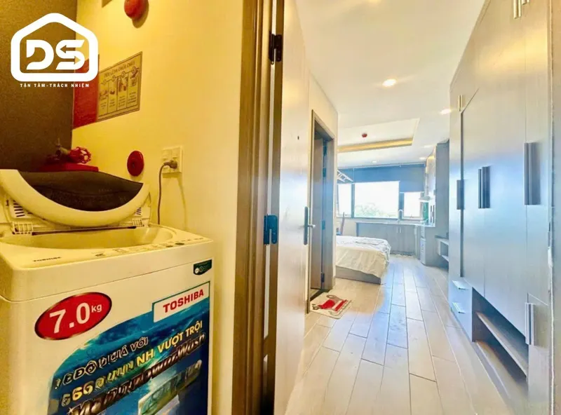 Căn hộ studio thoải mái cho thuê trên phố Hùng Vương – 7 triệu VND/tháng — 2/3
